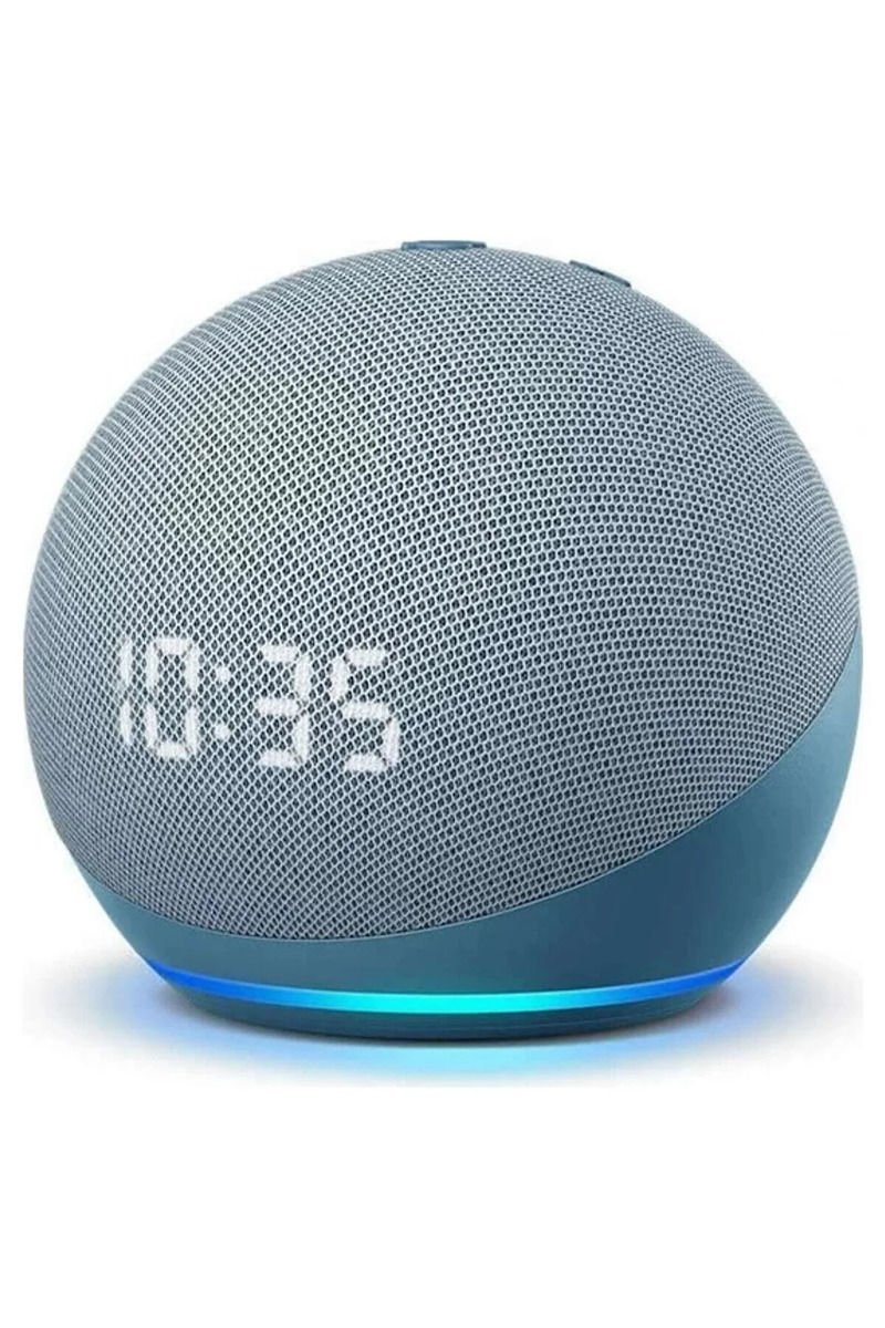 Amazon Echo Dot MAVİ (5. Nesil 2022) SAATLİ Akıllı Asistan Hoparlör