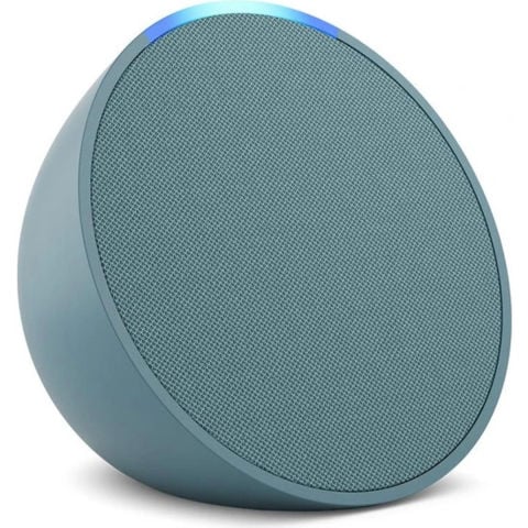 Amazon Alexa Echo POP BLUE (الجيل الأول 2023) مكبر صوت مساعد ذكي
