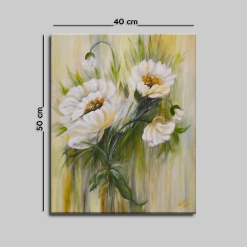 PAPATYA YAĞLI BOYA TABLOSU 50 X 40 cm