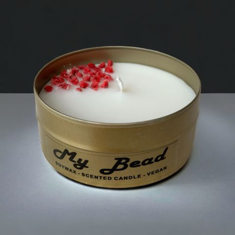My Bead (WHITE SOAP) Scented Vegan Candle 180 cc