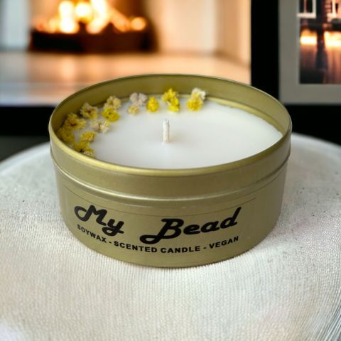 My Bead (WHITE SOAP) Scented Vegan Candle 180 cc