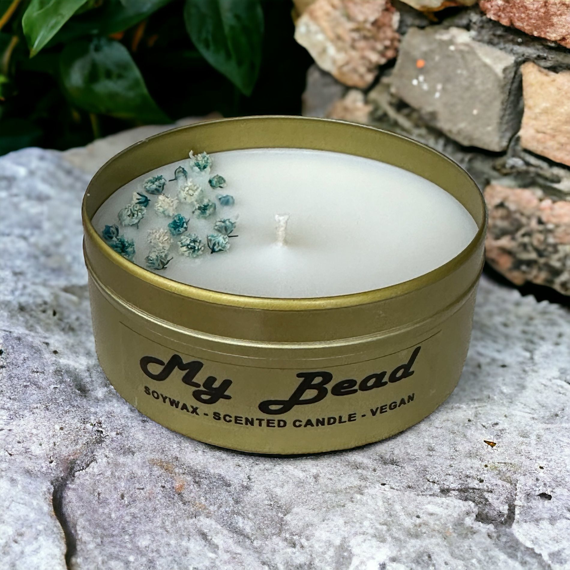 My Bead (WHITE SOAP) Scented Vegan Candle 180 cc