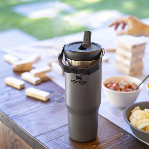 Stanley The IceFlow Flip Straw Pipetli Termos Bardak 0,89 LT_FÜME