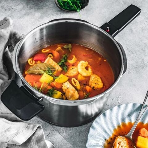 Fissler Vitaquick Black Düdüklü Tencere 6 Litre