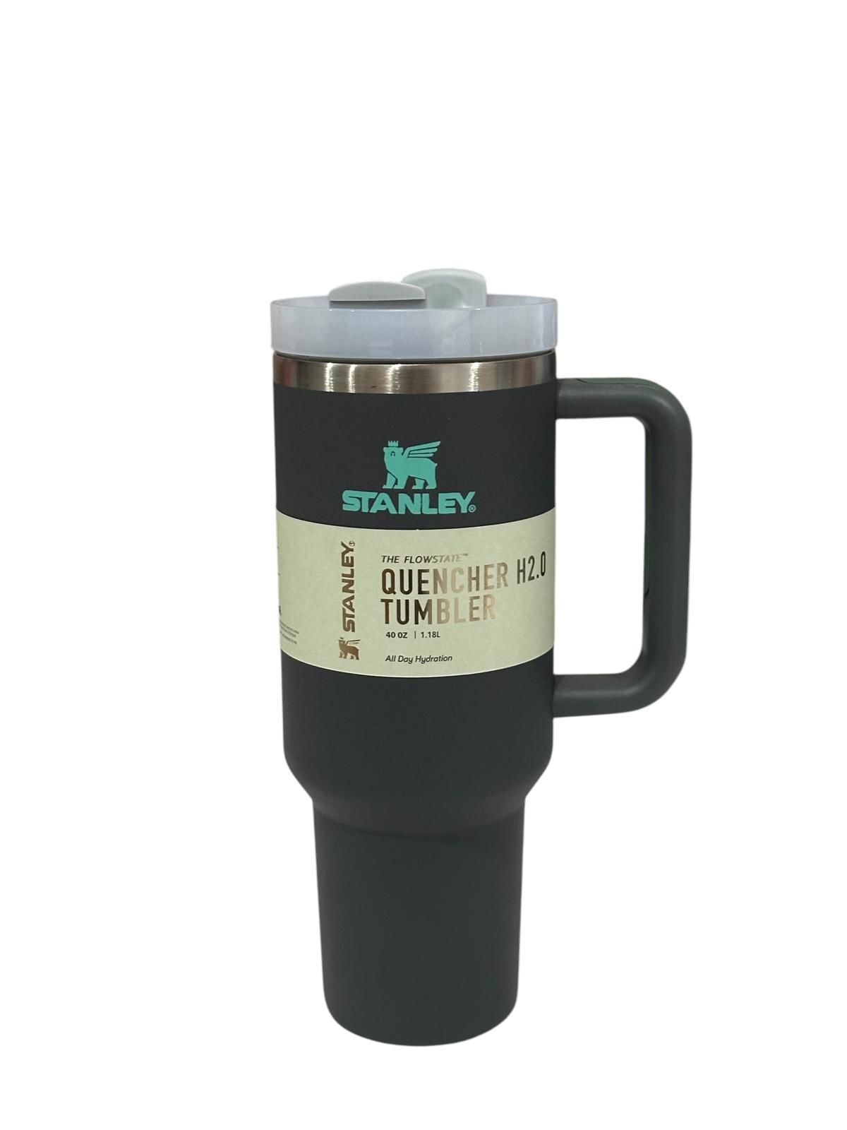 Stanley Quencher H2.0 FlowState Paslanmaz Çelik Vakum Yalıtımlı Bardak 40 oz 1,18 Lt Antrasit