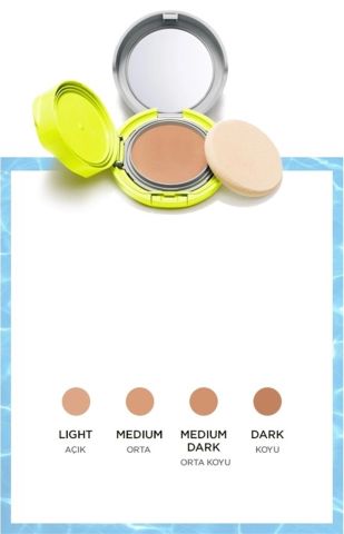 Shiseido Suya ve Tere Dayanıklı Kompakt BB Krem SPF 50 - Sports BB Compact Medium Dark