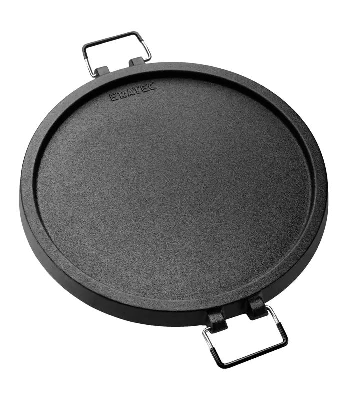 ERATEC Dökme Demir Izgara – 2 Kulplu, Ø 32 cm